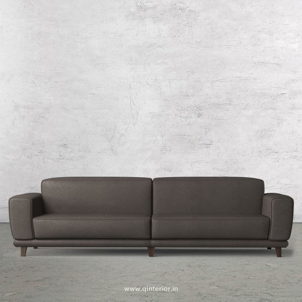 Avana 4 Seater Sofa in Fab Leather Fabric - SFA008 FL15