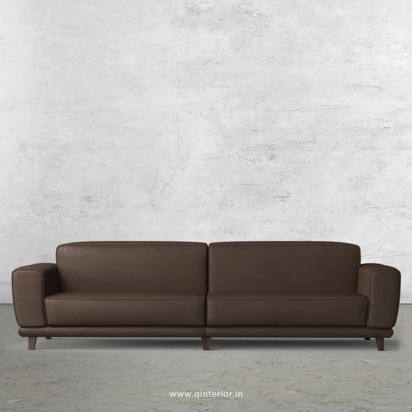 Avana 4 Seater Sofa in Fab Leather Fabric - SFA008 FL16