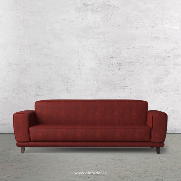 Avana 3 Seater Sofa in Fab Leather Fabric - SFA008 FL17
