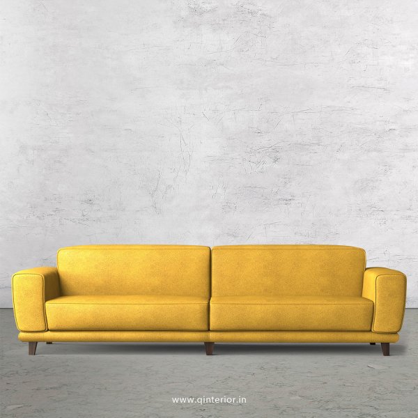 Avana 4 Seater Sofa in Fab Leather Fabric - SFA008 FL18