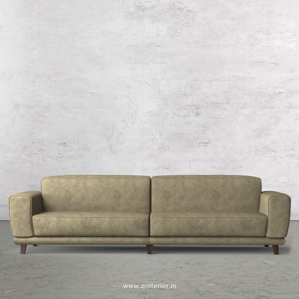 Avana 4 Seater Sofa in Fab Leather Fabric - SFA008 FL03