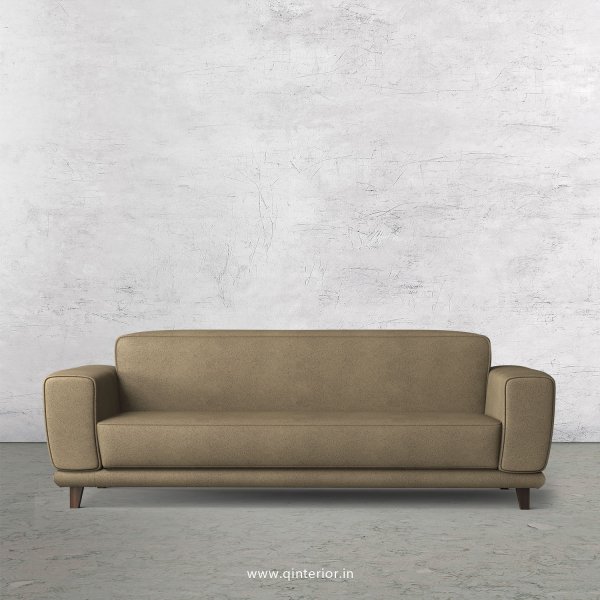 Avana 3 Seater Sofa in Fab Leather Fabric - SFA008 FL06