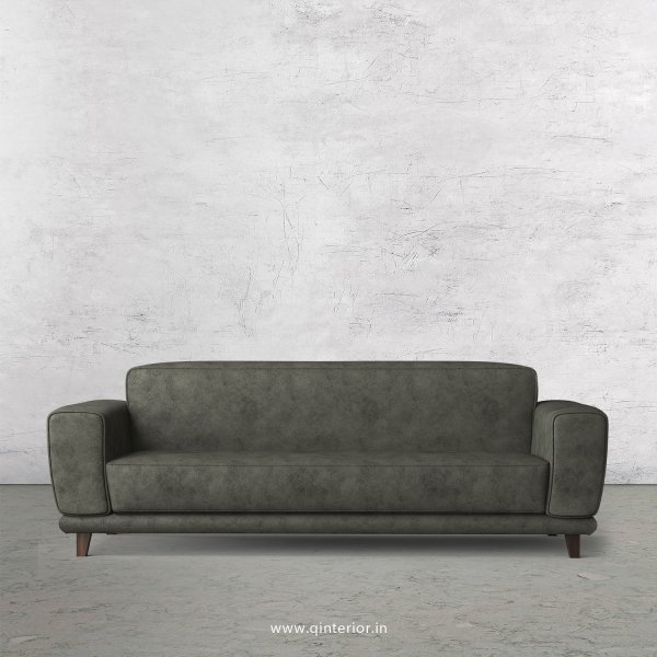 Avana 3 Seater Sofa in Fab Leather Fabric - SFA008 FL07