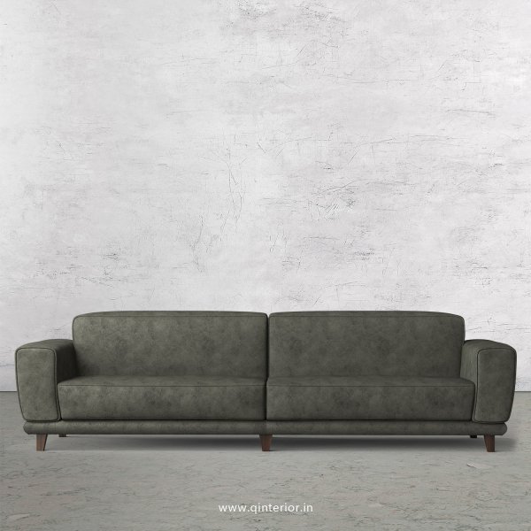 Avana 4 Seater Sofa in Fab Leather Fabric - SFA008 FL07