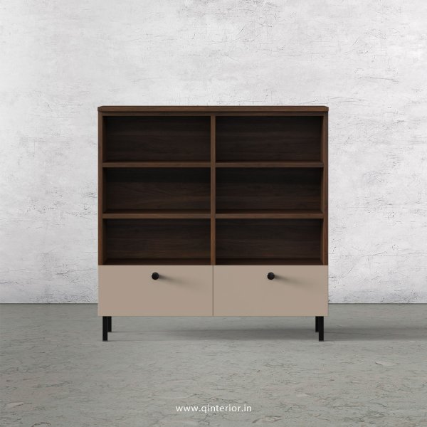 Lambent Cabinet Box in Walnut and Cappuccino Finish – QSB049 C13