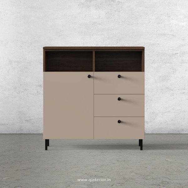 Lambent Cabinet Box in Walnut and Cappuccino Finish - QSB063 C13