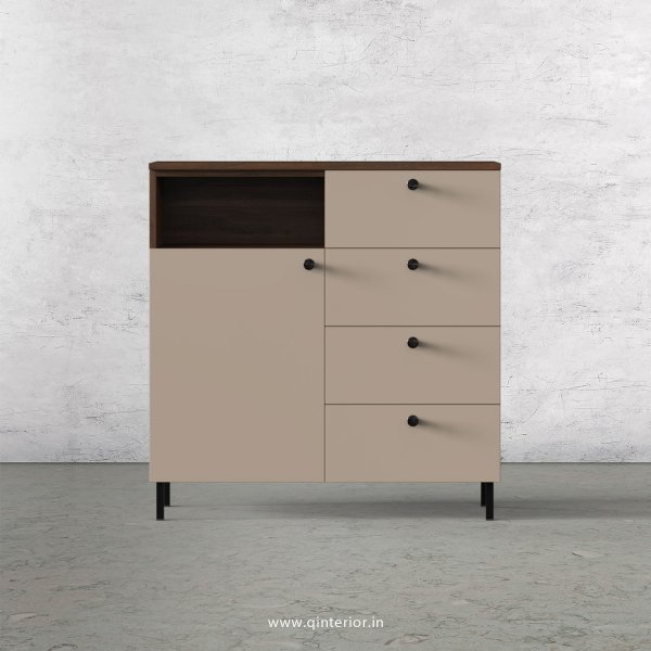 Lambent Cabinet Box in Walnut and Cappuccino Finish – QSB065 C13