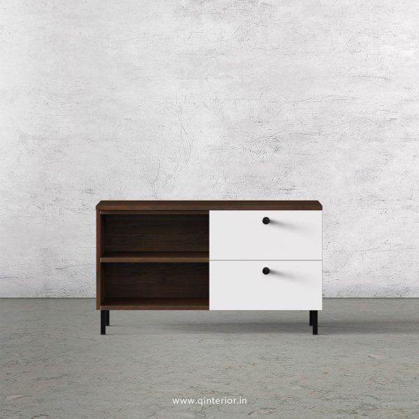 Lambent Cabinet Box in Walnut and White Finish – QSB016 C18