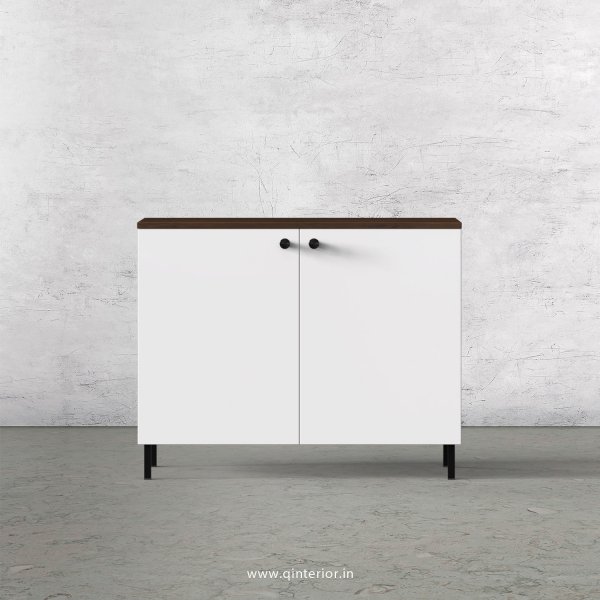 Lambent Cabinet Box in Walnut and White Finish – QSB021 C18