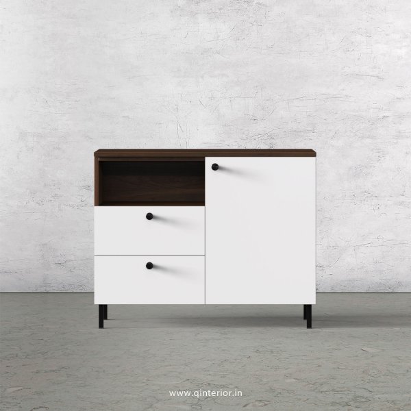 Lambent Cabinet Box in Walnut and White Finish – QSB035 C18