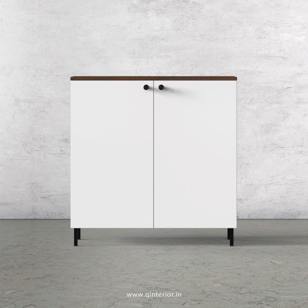 Lambent Cabinet Box in Walnut and White Finish – QSB043 C18