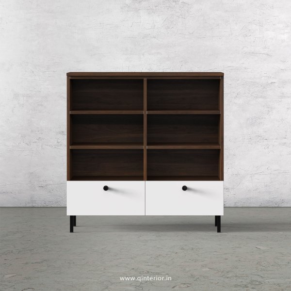 Lambent Cabinet Box in Walnut and White Finish – QSB049 C18