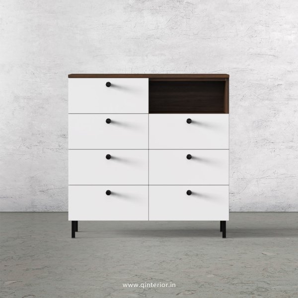 Lambent Cabinet Box in Walnut and White Finish – QSB050 C18