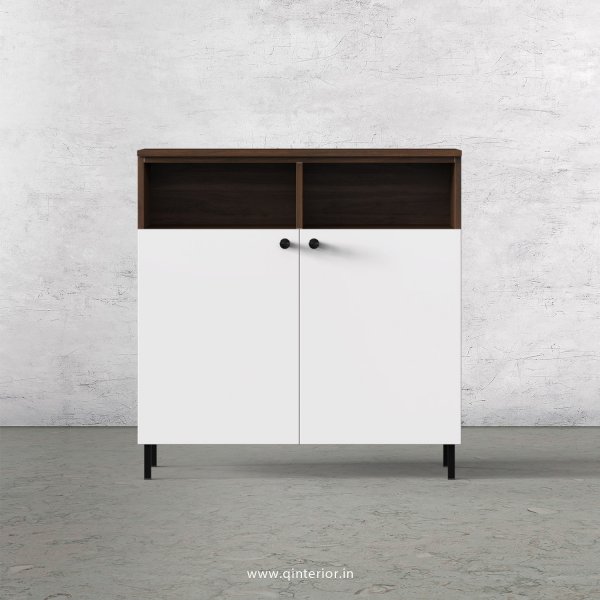 Lambent Cabinet Box in Walnut and White Finish – QSB055 C18