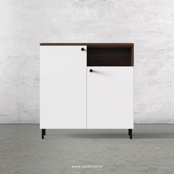 Lambent Cabinet Box in Walnut and White Finish – QSB056 C18
