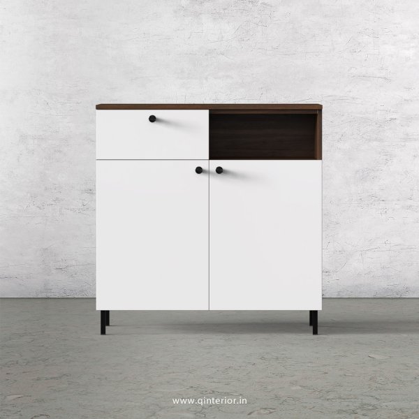 Lambent Cabinet Box in Walnut and White Finish – QSB060 C18