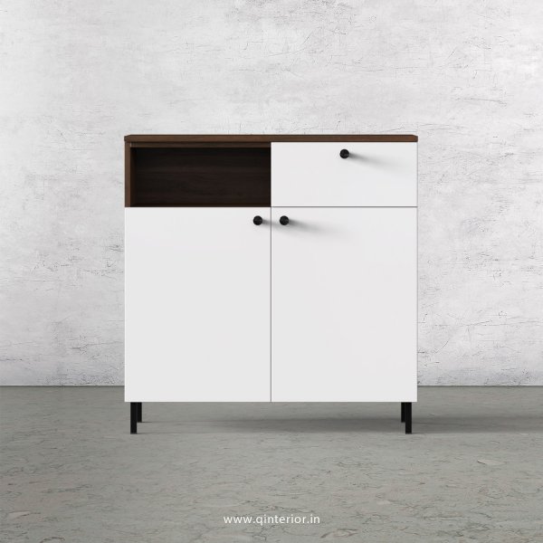 Lambent Cabinet Box in Walnut and White Finish – QSB062 C18