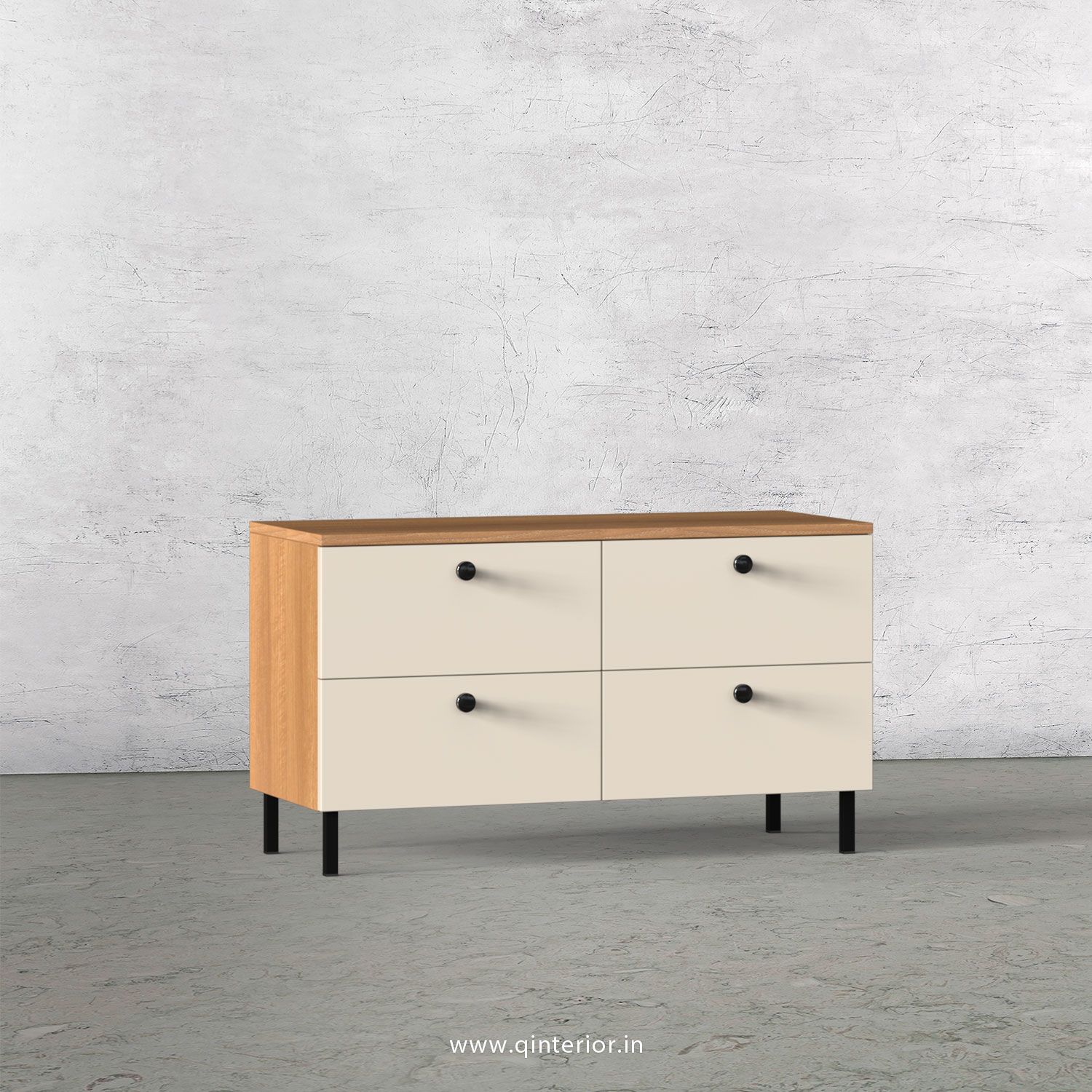 Lambent Cabinet Box in Oak and Ceramic Finish – QSB009 C5