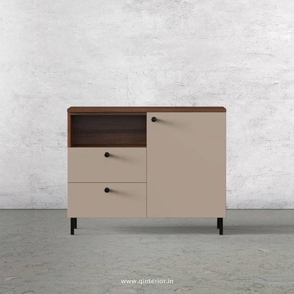Lambent Cabinet Box in Teak and Cappuccino Finish – QSB035 C20
