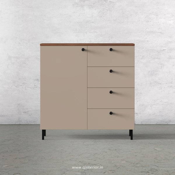 Lambent Cabinet Box in Teak and Cappuccino Finish – QSB045 C20
