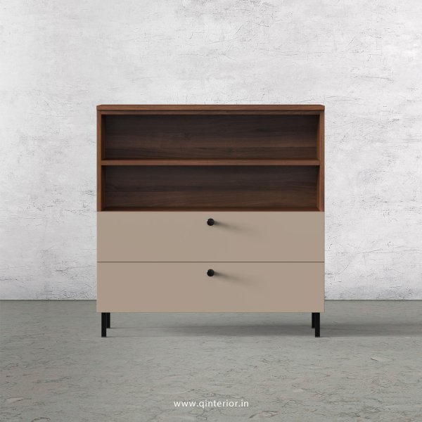 Lambent Cabinet Box in Teak and Cappuccino Finish – QSB053 C20