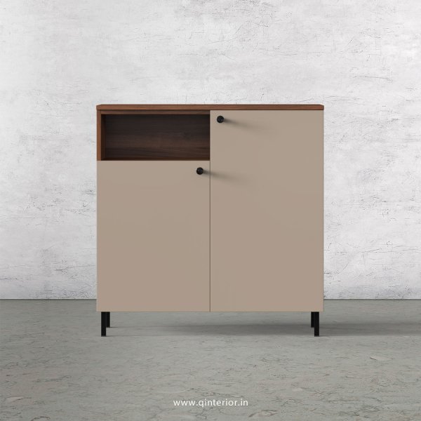 Lambent Cabinet Box in Teak and Cappuccino Finish – QSB057 C20