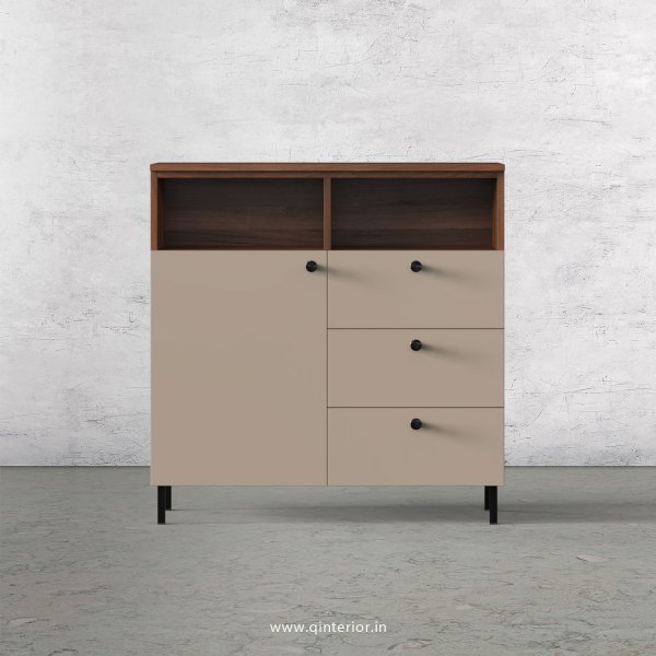 Lambent Cabinet Box in Teak and Cappuccino Finish - QSB063 C20