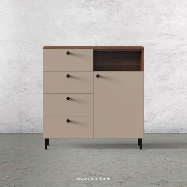 Lambent Cabinet Box in Teak and Cappuccino Finish – QSB064 C20