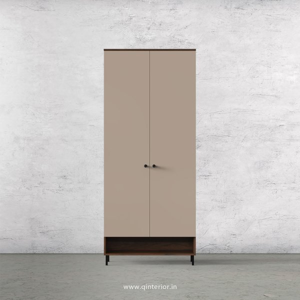 Lambent 2 Door Wardrobe in Walnut and Cappuccino Finish – DWRD019 C13