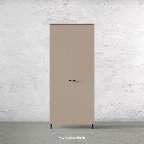 Lambent 2 Door Wardrobe in Teak and Cappuccino Finish – DWRD001 C20