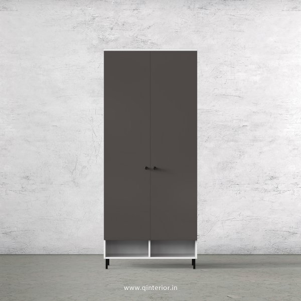 Lambent 2 Door Wardrobe in White and Slate Finish – DWRD020 C16