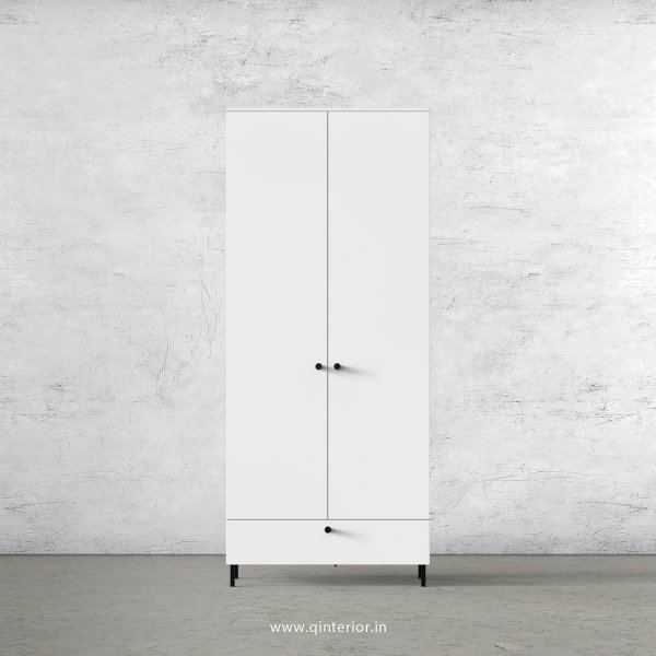 Stable 2 Door Wardrobe in White Finish – DWRD021 C4