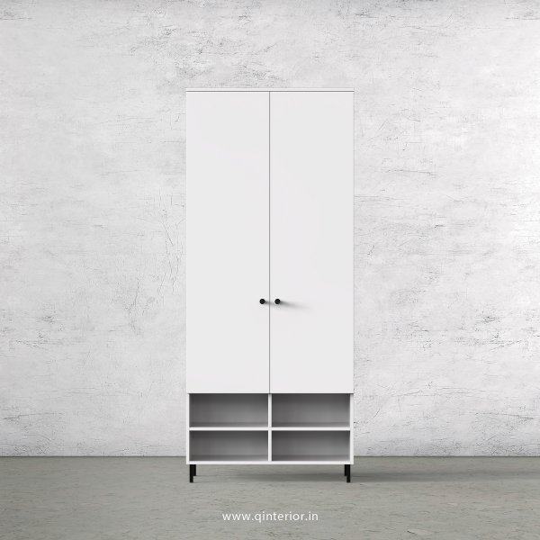 Stable 2 Door Wardrobe in White Finish – DWRD025 C4