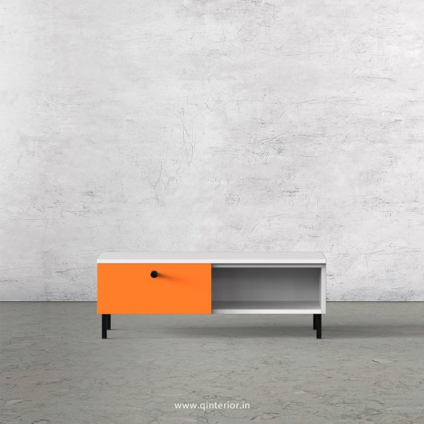 Lambent Cabinet Box in White and Saffron Finish – QSB005 C90