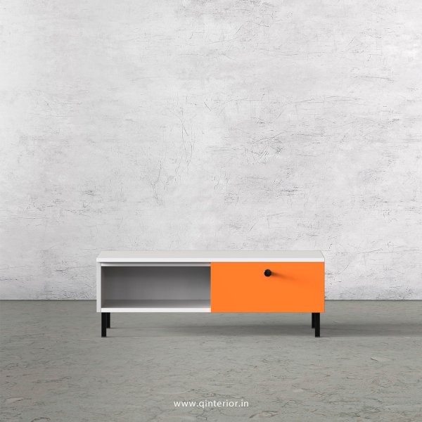 Lambent Cabinet Box in White and Saffron Finish – QSB006 C90