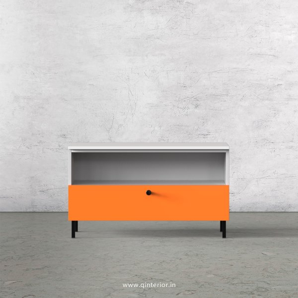 Lambent Cabinet Box in White and Saffron Finish – QSB011 C90