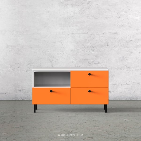 Lambent Cabinet Box in White and Saffron Finish – QSB014 C90
