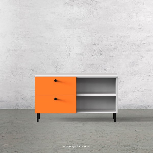 Lambent Cabinet Box in White and Saffron Finish – QSB015 C90