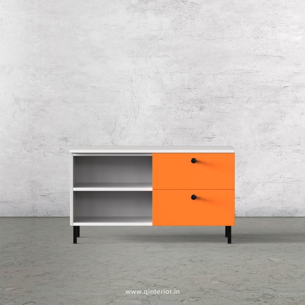Lambent Cabinet Box in White and Saffron Finish – QSB016 C90