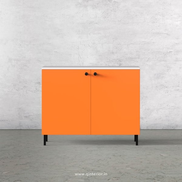 Lambent Cabinet Box in White and Saffron Finish – QSB021 C90