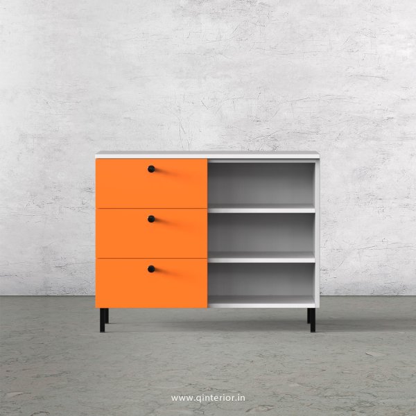 Lambent Cabinet Box in White and Saffron Finish – QSB028 C90