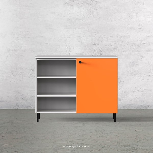 Lambent Cabinet Box in White and Saffron Finish – QSB031 C90