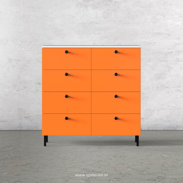 Lambent Cabinet Box in White and Saffron Finish – QSB041 C90