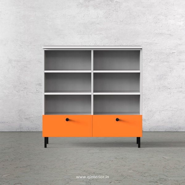 Lambent Cabinet Box in White and Saffron Finish – QSB049 C90