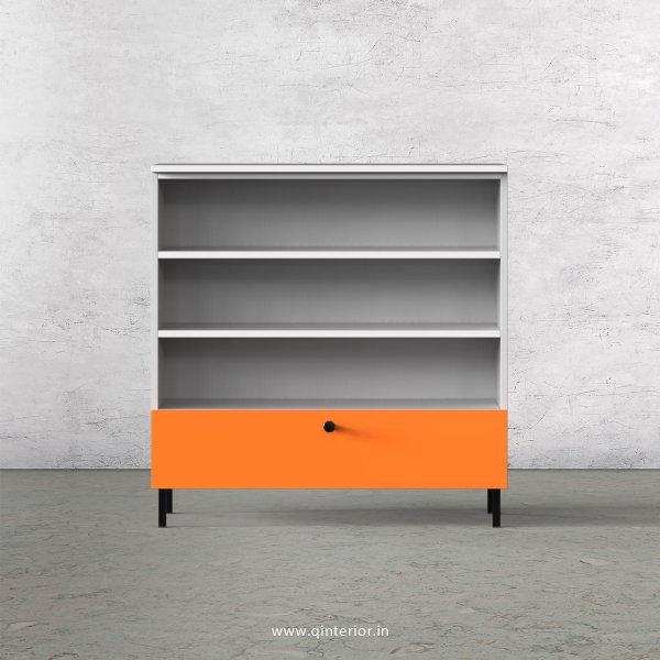 Lambent Cabinet Box in White and Saffron Finish – QSB054 C90