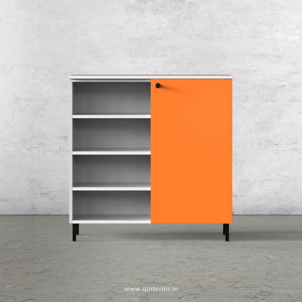 Lambent Cabinet Box in White and Saffron Finish – QSB059 C90