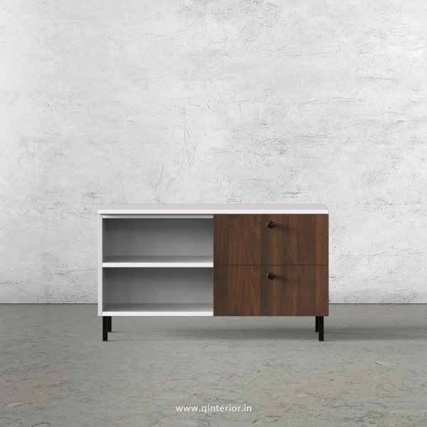 Lambent Cabinet Box in White and Walnut Finish – QSB016 C67