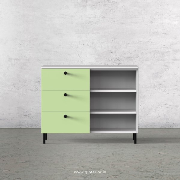 Lambent Cabinet Box in White and Pairie Green Finish – QSB028 C83