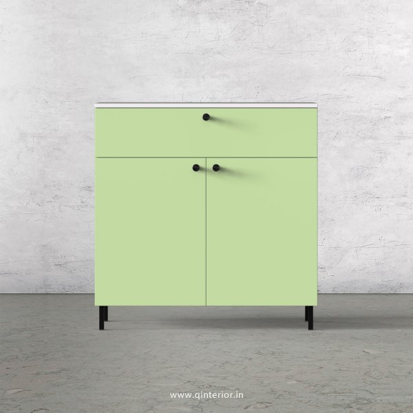 Lambent Cabinet Box in White and Pairie Green Finish – QSB044 C83