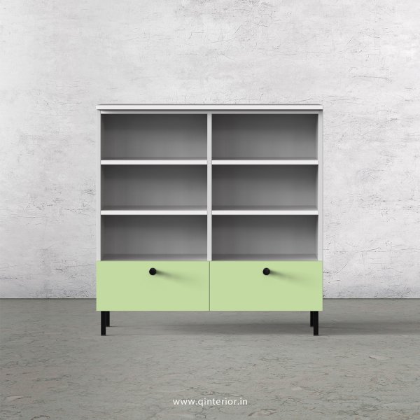 Lambent Cabinet Box in White and Pairie Green Finish – QSB049 C83